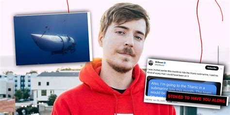 YouTuber 'MrBeast' says he was invited to go on Titan submersible before deadly trip
